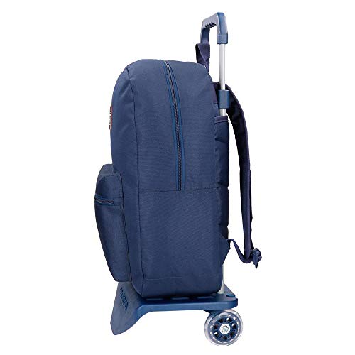 Mochila con carro Pepe Jeans Cross 44cm Azul