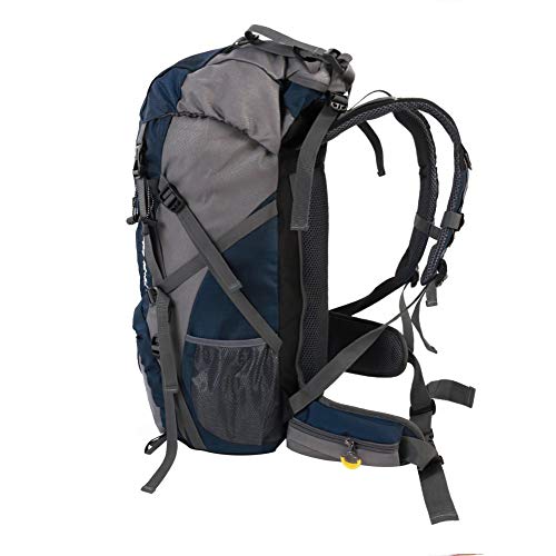 Mochila de 50/80L , ideal para deportes al aire libre, Senderismo, Trekking, Camping Travel, Escalada. Bolso impermeable del alpinismo, Daypacks que suben del recorrido, mochila (Azul oscuro, 50L)