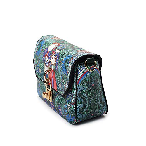 Mochila de mujer, bolso de hombro, bolso de mano, pu estampado, compras, compras, usar pasarelas simples y casuales