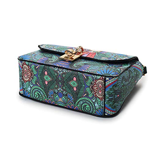 Mochila de mujer, bolso de hombro, bolso de mano, pu estampado, compras, compras, usar pasarelas simples y casuales