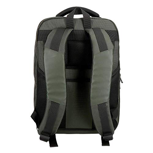 Mochila para portátil Pepe Jeans Bromley Verde 15,6" doble compartimento