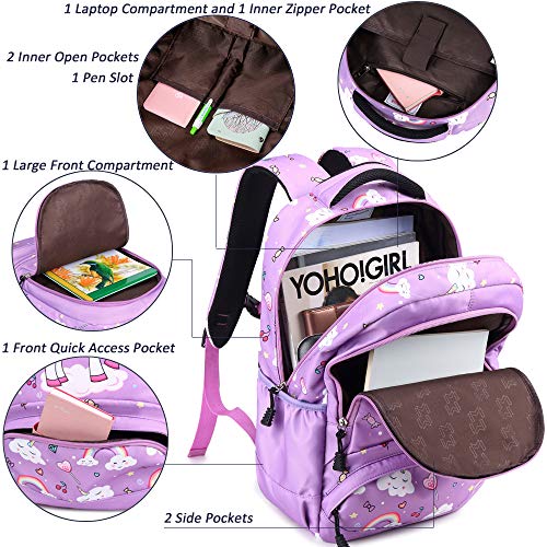 Mochila Unicornio Niña Mochila Escolar Bolso Niña Mochilas Colegio Niña Mochila Unicornio Infantil Mochilas Infantiles Regalo Adolescentes Chica