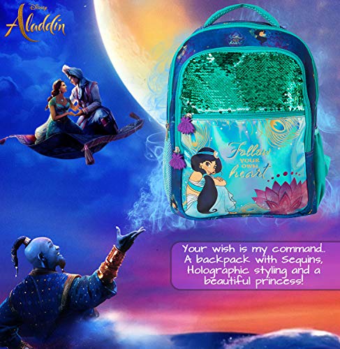 Mochilas Escolares De Las Princesas Disney Para Niñas | Bella, Cenicienta , Ariel, Jasmin Y Rapunzel | Mochila Escolar Para Niña | Accesorio Infantil Perfecto Para La Guardería