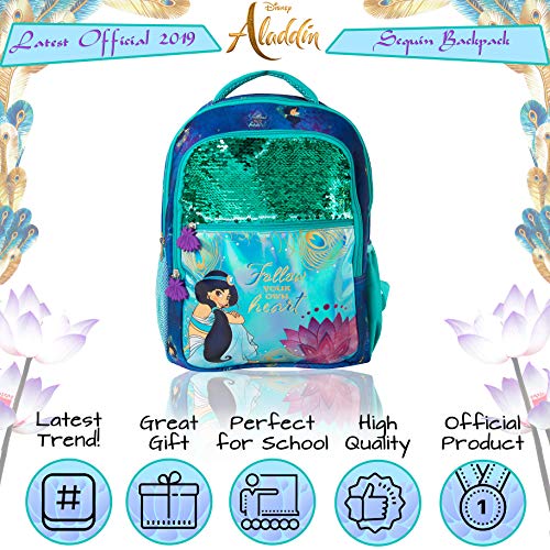 Mochilas Escolares De Las Princesas Disney Para Niñas | Bella, Cenicienta , Ariel, Jasmin Y Rapunzel | Mochila Escolar Para Niña | Accesorio Infantil Perfecto Para La Guardería