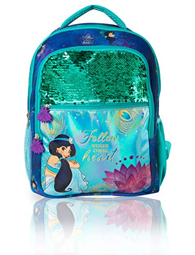 Mochilas Escolares De Las Princesas Disney Para Niñas | Bella, Cenicienta , Ariel, Jasmin Y Rapunzel | Mochila Escolar Para Niña | Accesorio Infantil Perfecto Para La Guardería