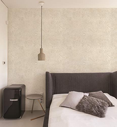 (Modern 02, Paquete de 1) Papel tapiz de mural autoadhesivo con patrón de hormigón teñido. 50cm X 3M (19,6" X 118"), 0,15mm para sala de estar, habitación, fregadero, paredes de cocina