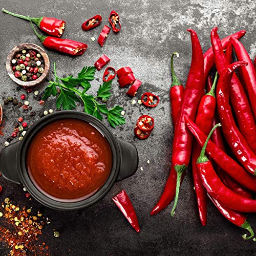 Modern Gourmet Foods, Set de Regalo Salsas Picantes "Inferno Chilli", Incluye 4 Sabrosas Salsas Picantes de Chile