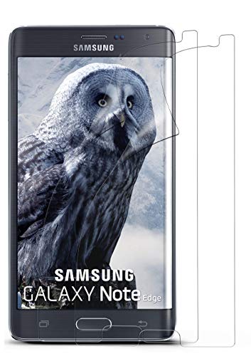 MoEx® Protector de Pantalla HD Transparente Compatible con Samsung Galaxy Note Edge | Antirrayaduras, 2X