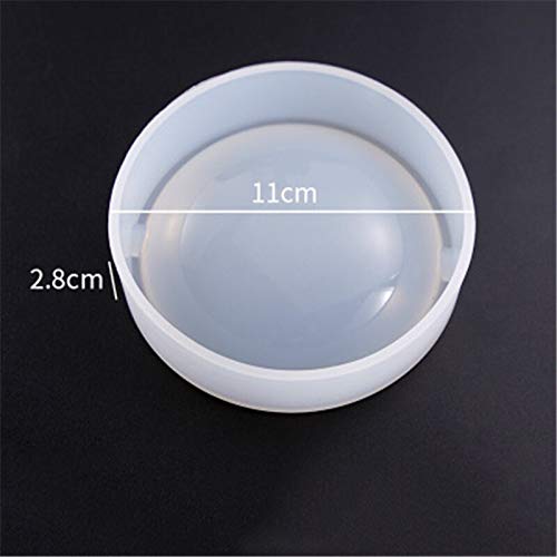 Molde De Cenicero De Silicona De Arte De Fundición De Bricolaje Herramienta para Hacer Jabón Redondo Candelabro Cuadrado Flor Seca Artesanal Cuadrado