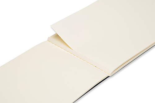 Moleskine - Art Collection, Cuaderno para Dibujo y Bocetos, Tapa Dura, Papel Apto para Bolígrafos, Lápices y Carboncillo, Color Negro, Tamaño Grande 13 x 21 cm, 88 Páginas