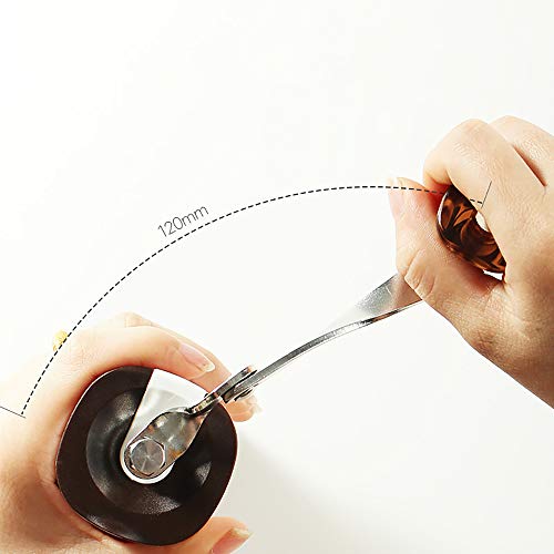 Molinillo de café manual de acero inoxidable Molinillo de café ajustable de cerámica cónica de la mano de la manivela del molino tamaño compacto