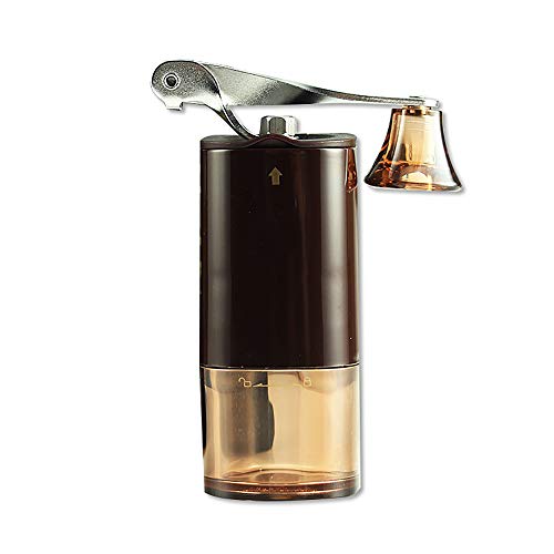 Molinillo de café manual de acero inoxidable Molinillo de café ajustable de cerámica cónica de la mano de la manivela del molino tamaño compacto