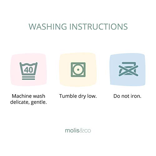 molis&co. Saco de Dormir para bebé. Ideal para Entretiempo e Invierno. 0-6 Meses. 2.5 TOG. Súper Suave y cálido. Estampado de Estrellas. Unisex. Muselina Premium.