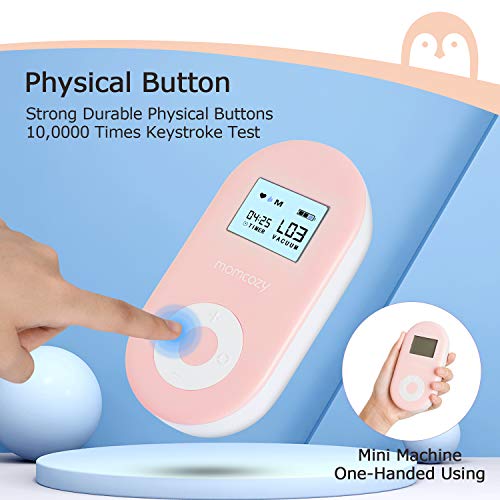 Momcozy Nueva Versión Extractor De Leche Eléctrico, 2 Modos, 9 Niveles, Adecuado Para Senos Unilaterales/bilaterales, Silicona De Grado Alimenticio, Sin Bpa, Función De Memoria, Botón Físico