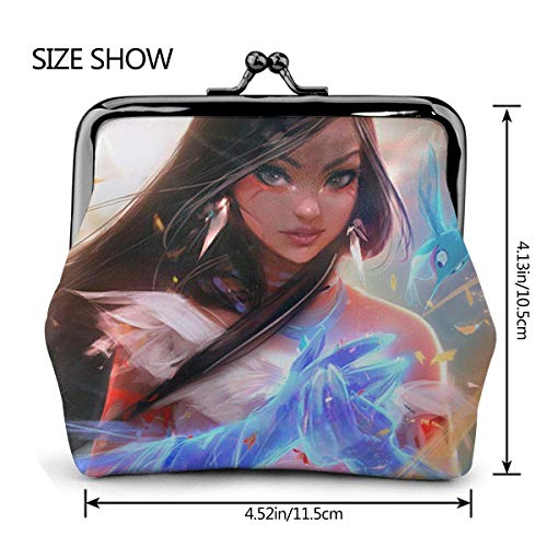 Monedero Pocahontas Rainbow Sunset monedero monedero monedero monedero monedero monedero monedero de tarjetas de crédito con cierre de hebilla exquisita para maquillaje de teléfono celular para mujer