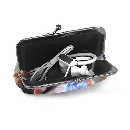 Monedero Pocahontas Rainbow Sunset monedero monedero monedero monedero monedero monedero monedero de tarjetas de crédito con cierre de hebilla exquisita para maquillaje de teléfono celular para mujer