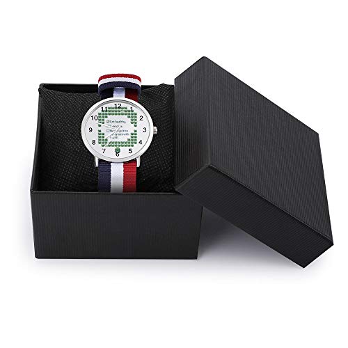 Monster of The Pocket Green Trainer Tips - Reloj de pulsera trenzado, con escala, color verde