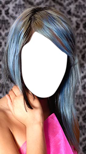 Montaje de la foto del peinado del color
