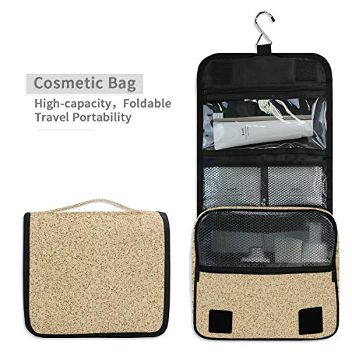 MONTOJ Textura granito lavado gárgaras bolsa cosmética viaje maquillaje organizador portátil bolsa de almacenamiento