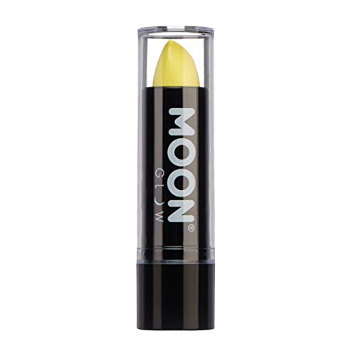 Moon Glow - Barra de labios neón UV 4.5g Pastel Amarillo - produce un brillo increíble bajo la iluminación/retroiluminación UV!