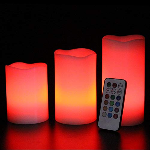 Mooncandles Vainilla - Vela aromática de cera con mando a distancia que cambia de color