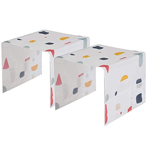 Moonmoonlala - Funda protectora para nevera (2 unidades, impermeable, resistente al polvo, para lavadora, con bolsillos laterales multifunción, bolsa organizadora para cocina, hogar