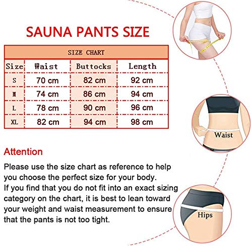 Moonssy Pantalones de Sauna Adelgazantes Mujer NANOTECNOLOGÍA, Leggins Reductores Adelgazantes, Leggins Anticeluliticos Cintura Alta, Mallas Fitness Push Up para Deporte Running Yoga Gym (XL, Black)