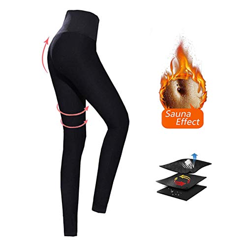 Moonssy Pantalones Deportivos Mujer, Leggins Reductores Adelgazantes, Leggins Anticeluliticos Cintura Alta, Mallas Fitness Push Up para Deporte Running Yoga Gym (S)