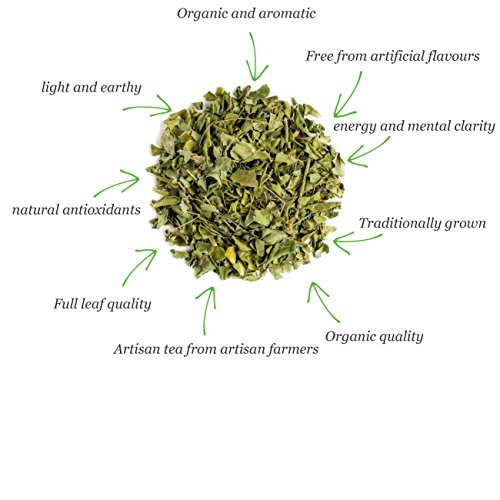 Moringa oleifera orgánica infusión - Ideal para ensaladas y sopas - Infusión de aceite de ben en hoja suelta - Moringaceae - Tisana Marango 100g