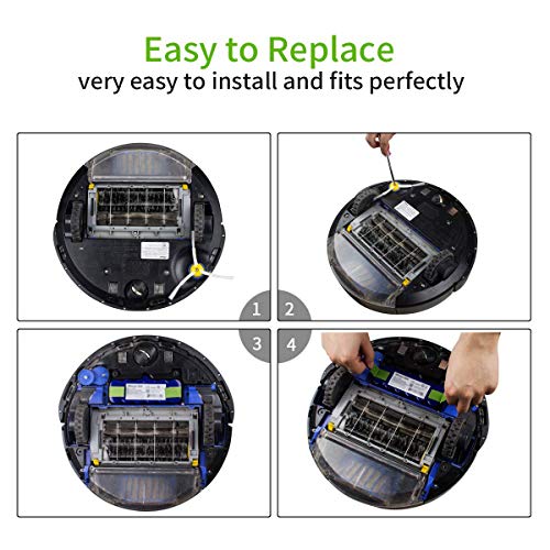 morpilot Batería de Reemplazo para iRobot Roomba 14.4V 4050mAh Extendida Vida de 1000 Ciclos Compatible con iRobot Roomba Serie 500 600 700 800 900, Accesorios para Serie 500 600 700 800