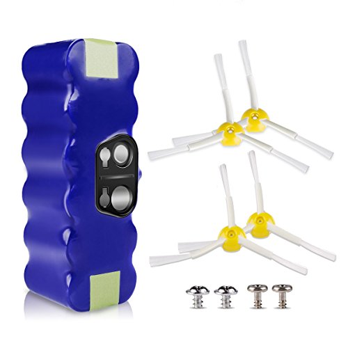 morpilot Batería de Reemplazo para iRobot Roomba 14.4V 4050mAh Extendida Vida de 1000 Ciclos Compatible con iRobot Roomba Serie 500 600 700 800 900, Accesorios para Serie 500 600 700 800