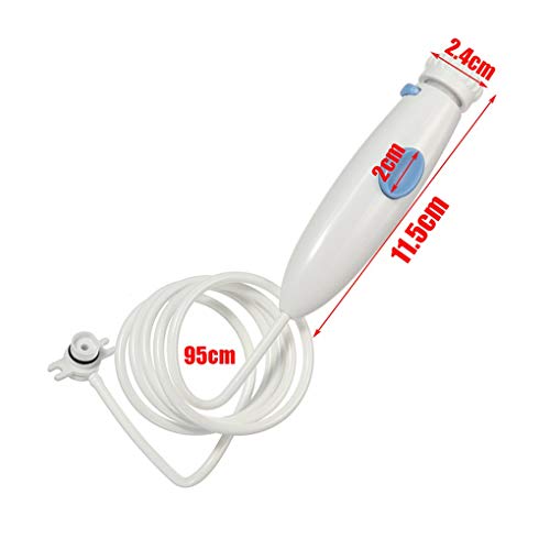 Morza Agua Flosser Oral Reemplazo de la manija de reemplazo Jet Tubo de la Manguera de reemplazo de la manija Irrigador Dental Agua para WP-100