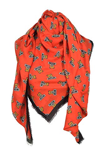 Moschino - Chal de Mujer Oso Rojo