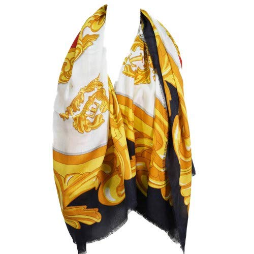 Moschino - Mujer Chal Negro Oso