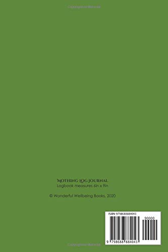 Mothing Log Journal: 6in x 9in Custom Interior Field Logbook For Moth Watchers