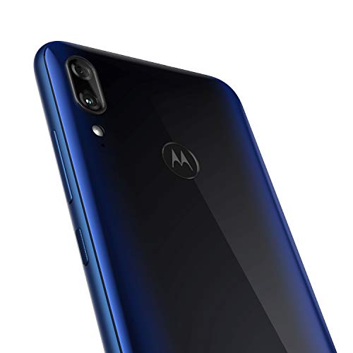 Motorola moto E6 plus (pantalla 6,1" max vision, doble cámara de 13 MP, 64GB/4 GB, Android 9.0, Dual SIM) Azul + Funda