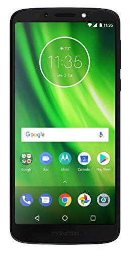 Motorola Moto G6 Play - Smartphone Libre DE 5.7" MAX Vision Full HD, 4.000 mAh de batería, cámara de 13 MP, 3 GB de RAM + 32 GB de Almacenamiento, procesador Snapdragon 430 DE 2.2 GHz, Color Azul