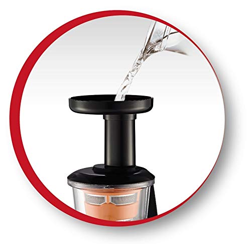 Moulinex Infiny Juice ZU255B - Licuadora, tecnología de prensado en frío, zumo y pulpa se separan en dos jarras, sistema antigoteo, tecnología de disminución del ruido