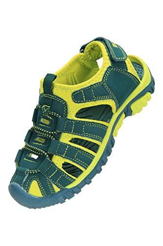Mountain Warehouse Sandalias Bay para niños - De Neopreno, duraderas y Ajustables - Ideal para la Piscina, la Playa, Viajes y en Verano Verde 28