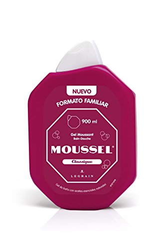 Moussel Gel de Baño Classique con Aceites Esenciales Naturales - Paquete de 8 Gel de Baño de 900 ml - Total: 7200 ml