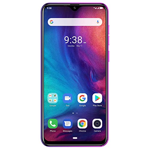 Moviles Libres 4G Ulefone Note 7P, Waterdrop 6.1 Pantalla, 3Go+32Go Quad-Core Android 9.0, Smartphone Libre 2019 Cámara Trasera Triple y Ranura Triple, Face ID et Fingerprint 3500mAh OTG (Morado)