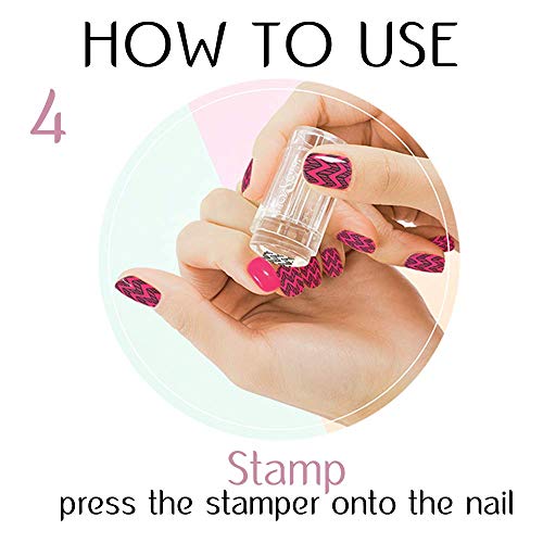 MoYou's XL Glam Platos Colección 4, diseño de estrellas, flores elegantes, corazones, diseños de verano