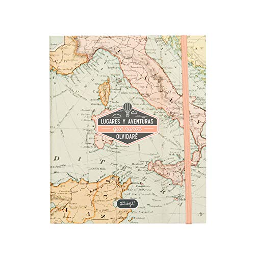 Mr. Wonderful Kit Scrapbooking para álbum de Viaje-Lugares y Aventuras Que Nunca olvidaré, Multicolor, Talla única
