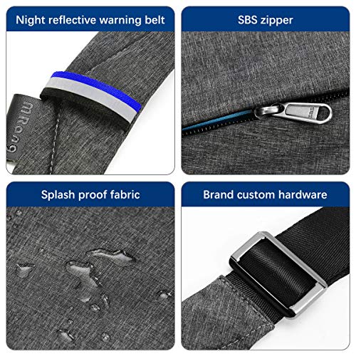 MRang Bolsa de Hombro Mochila Pecho Bolso Pecho Hombre Mochilas Ligeras Bolsas de Deporte Gym Bandolera Bolsa para Ciclismo Senderismo Escuela Viajar