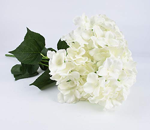 MSSZH Flor Artificial Cinco Hortensias De Mallorca Hortensia De Lana Flor De La Decoración del Jardín De La Casa, Rosa Claro, 42 Cm