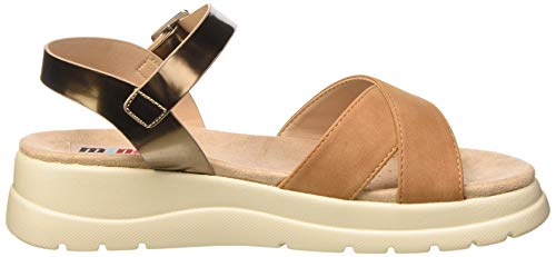 MTNG Collection 58975, Sandalias con Plataforma para Mujer, Marrón (Super Metallic Bronce/Matisse Camel C49882), 39 EU