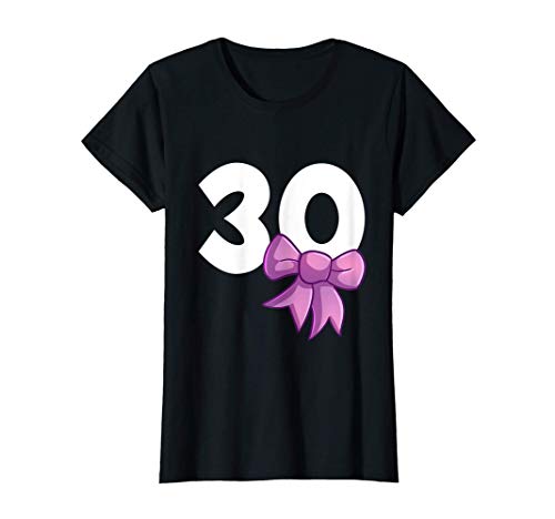 Mujer Regalo de treinta años. Las mujeres. 30 años. Camiseta