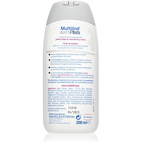 Multilind Loción corporal para pieles atópicas, secas y extrasecas - 200ml