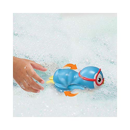 Munchkin - Pingüino buzo nadador para la hora del baño, color azul