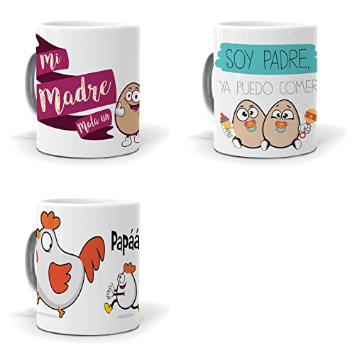 mundohuevo Taza Soy Padre, ya Puedo Comer Huevos